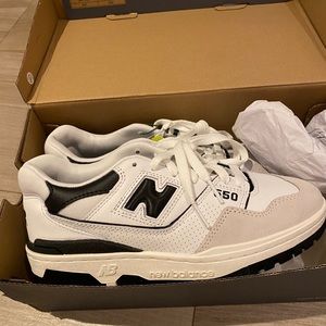 New Balance 550 Sea Salt Black